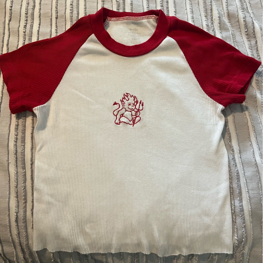 John Galt Brandy Melville Devil shirt
